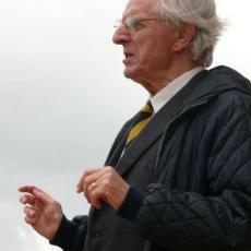 Sir Arnold Wolfendale opening the Kielder Observatory in 2008