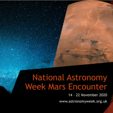 National Astronomy Week announcement for a Mars event