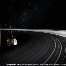 Artist's impression of the Cassini spacecraft near to Saturn..JPG